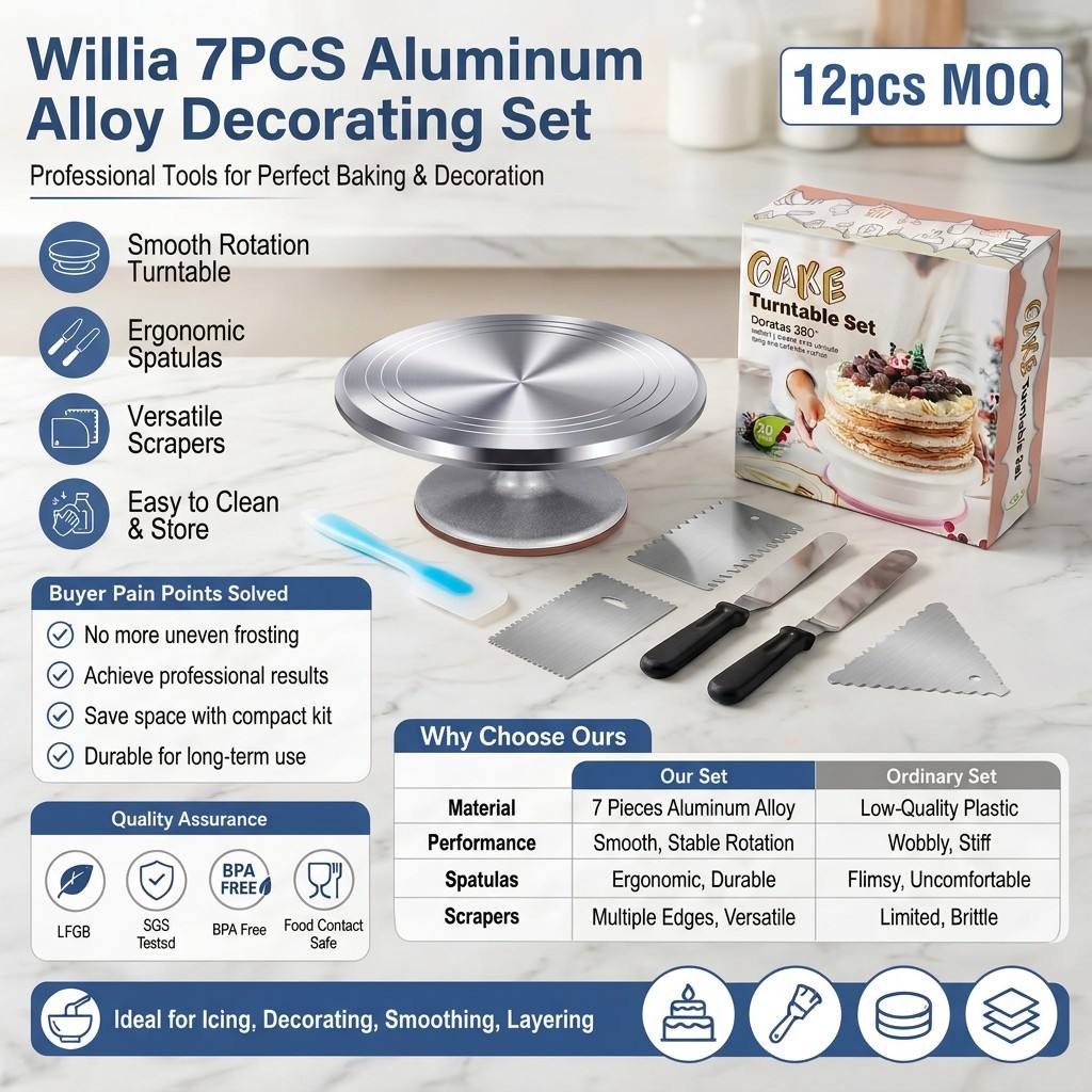 Willia baking piping tips close-up
