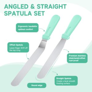 356-piece green cake decorating kit with piping tools - gallery 3