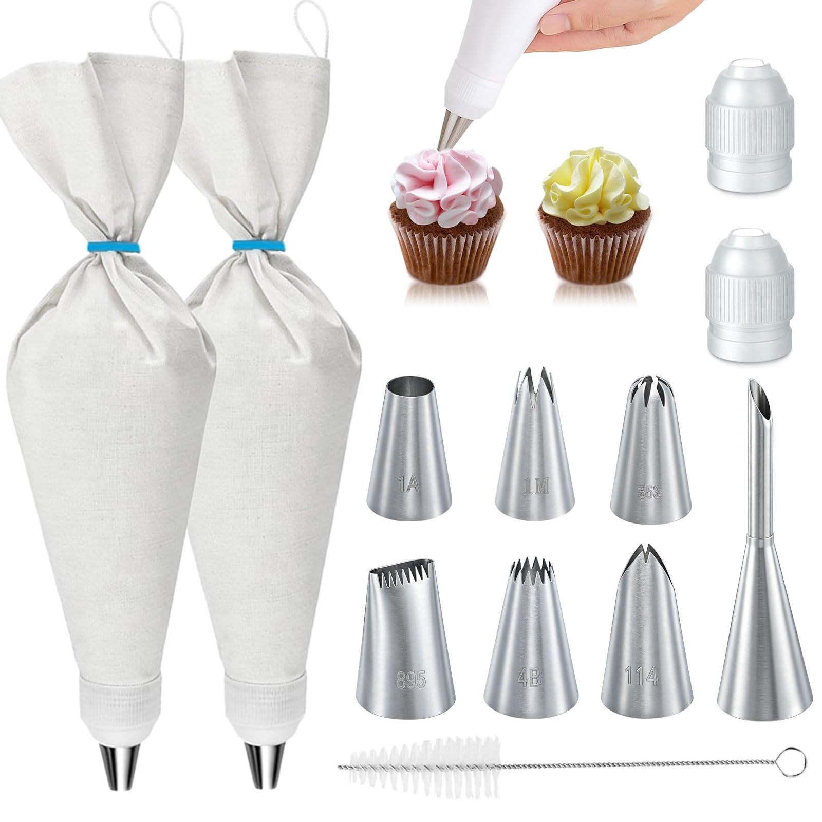 eco-friendly cotton piping bags and tips 16 inch