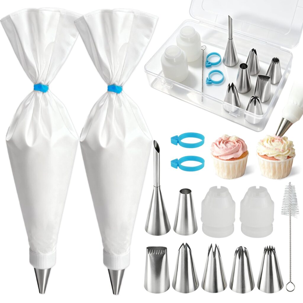 15PCS Piping Bags & Tips Set 16 Inch | Willia