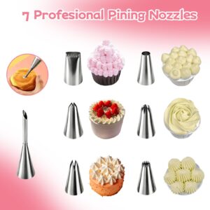 15-piece piping bags and tips set 16 inch - gallery 2