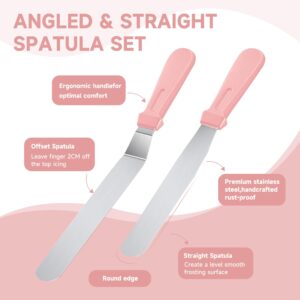 137-piece pink cake decorating kit with piping tools - gallery 3