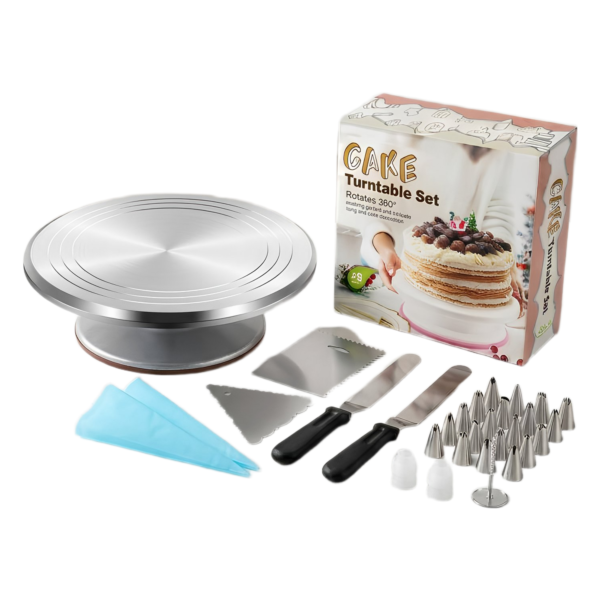 35-piece aluminum alloy turntable set
