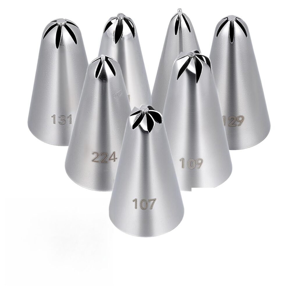 7 Pcs Drop Flower Piping Tips Set | Willia