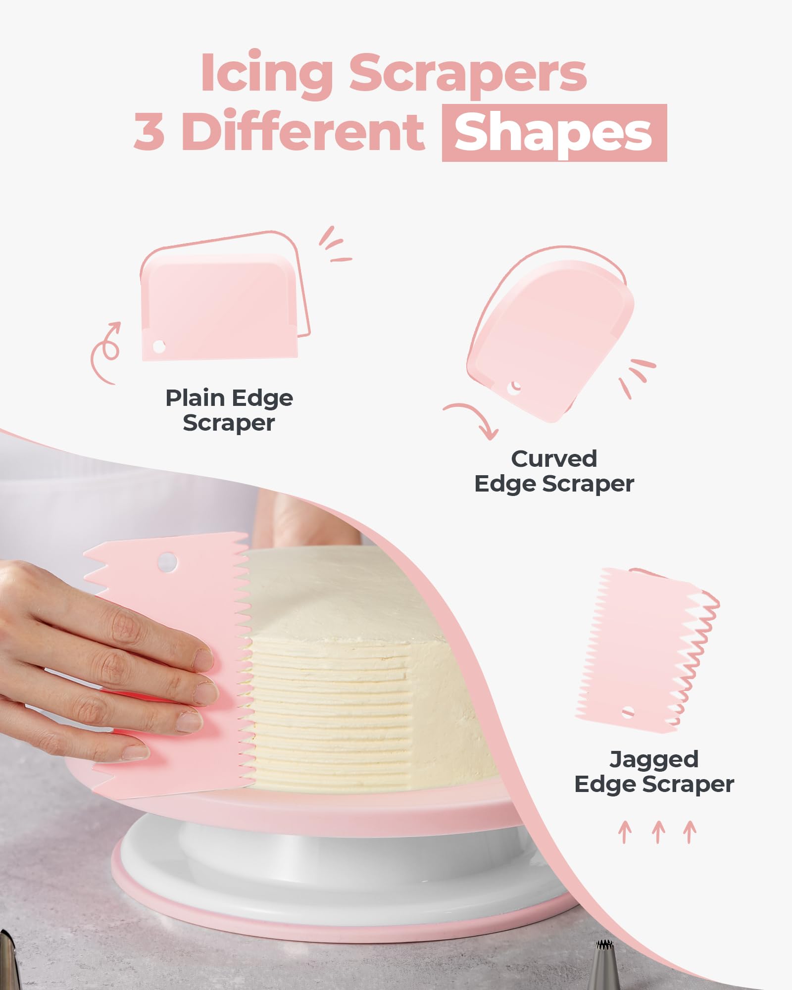158 Cake Decorating Kit Baking Supplies Tools for Beginners & Pros - Image 4