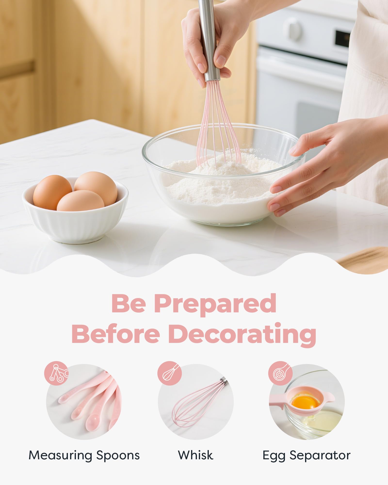 158 Cake Decorating Kit Baking Supplies Tools for Beginners & Pros - Image 6